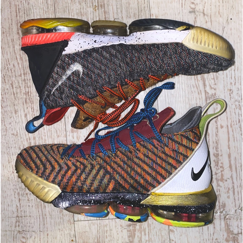 Nike LeBron Jordan 16 'What the?' Size 10